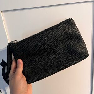 CoLab vegan leather Black Wristlet